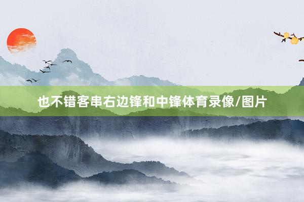 也不错客串右边锋和中锋体育录像/图片