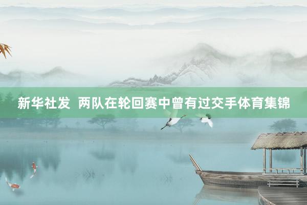 新华社发 两队在轮回赛中曾有过交手体育集锦