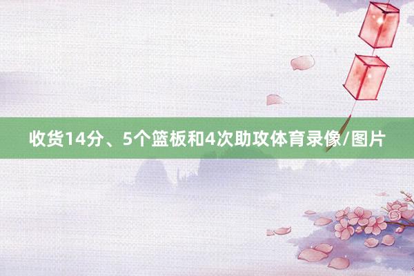 收货14分、5个篮板和4次助攻体育录像/图片