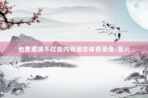 他要紧端不仅能内线强攻体育录像/图片