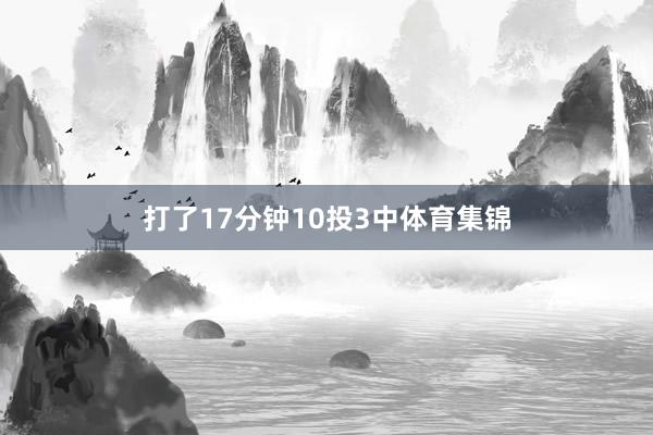 打了17分钟10投3中体育集锦