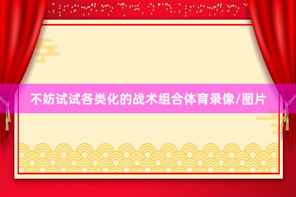 不妨试试各类化的战术组合体育录像/图片