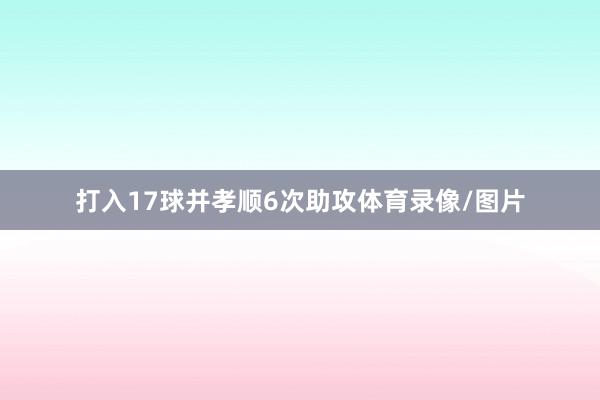 打入17球并孝顺6次助攻体育录像/图片