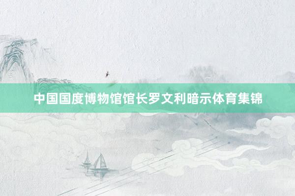中国国度博物馆馆长罗文利暗示体育集锦