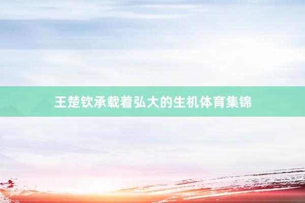 王楚钦承载着弘大的生机体育集锦