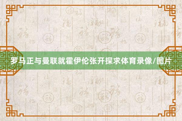 罗马正与曼联就霍伊伦张开探求体育录像/图片
