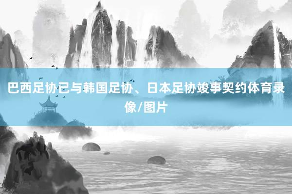 巴西足协已与韩国足协、日本足协竣事契约体育录像/图片