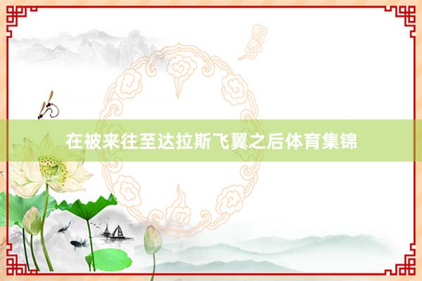在被来往至达拉斯飞翼之后体育集锦