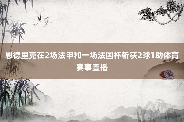 恩德里克在2场法甲和一场法国杯斩获2球1助体育赛事直播
