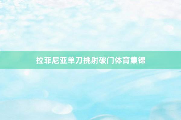 拉菲尼亚单刀挑射破门体育集锦