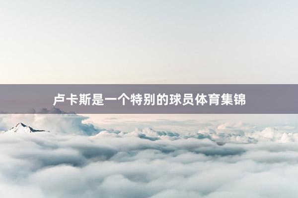 卢卡斯是一个特别的球员体育集锦