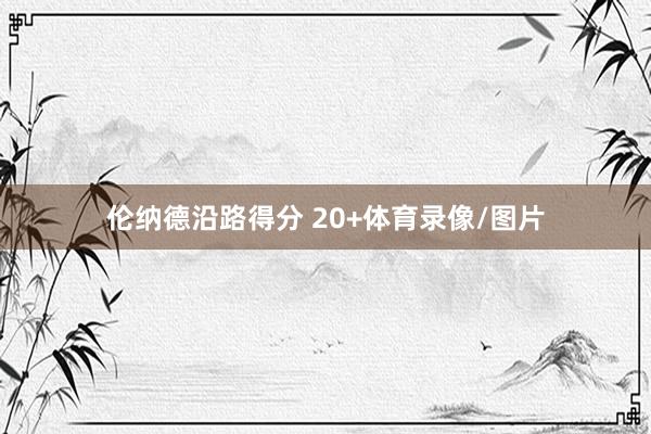 伦纳德沿路得分 20+体育录像/图片
