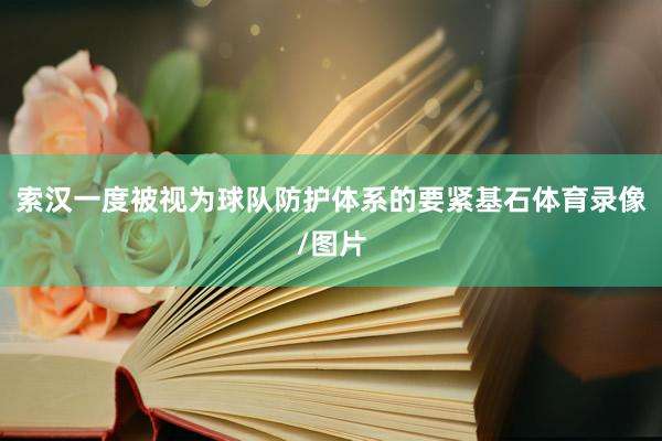 索汉一度被视为球队防护体系的要紧基石体育录像/图片