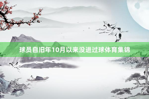球员自旧年10月以来没进过球体育集锦