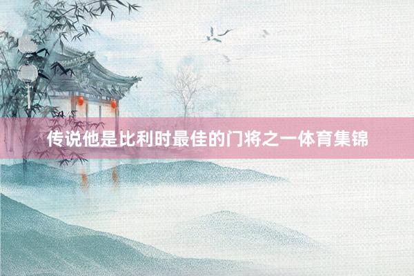 传说他是比利时最佳的门将之一体育集锦
