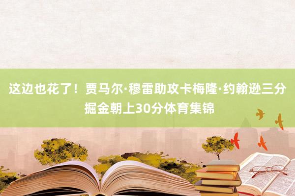 这边也花了！贾马尔·穆雷助攻卡梅隆·约翰逊三分 掘金朝上30分体育集锦