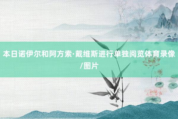 本日诺伊尔和阿方索·戴维斯进行单独阅览体育录像/图片