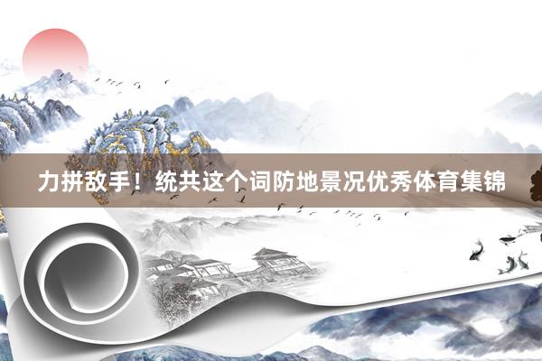 力拼敌手！统共这个词防地景况优秀体育集锦