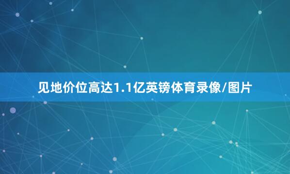 见地价位高达1.1亿英镑体育录像/图片